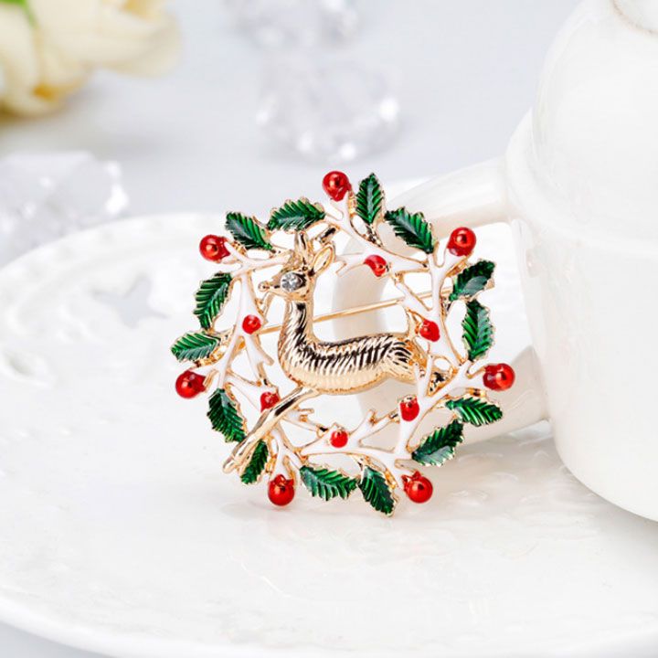 Cài áo tuần lộc noel