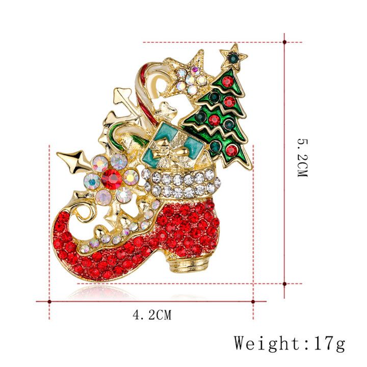 Cài áo giày noel