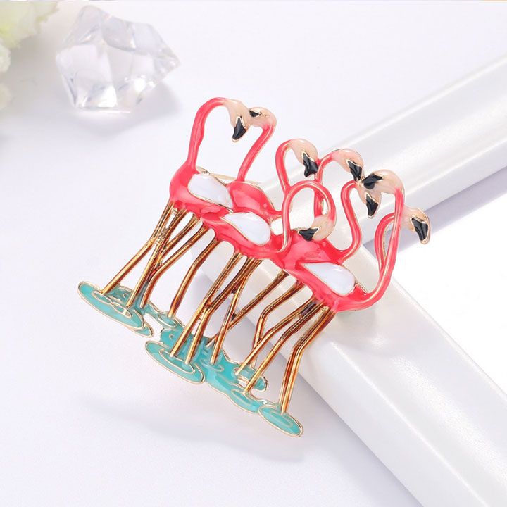 Cài áo chim hồng hạc