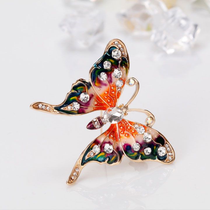 Cài áo cánh bướm nhiều màu