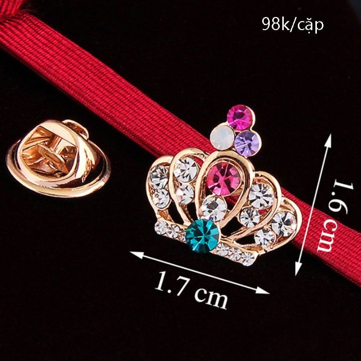 Combo cài cổ sơ mi vương miện