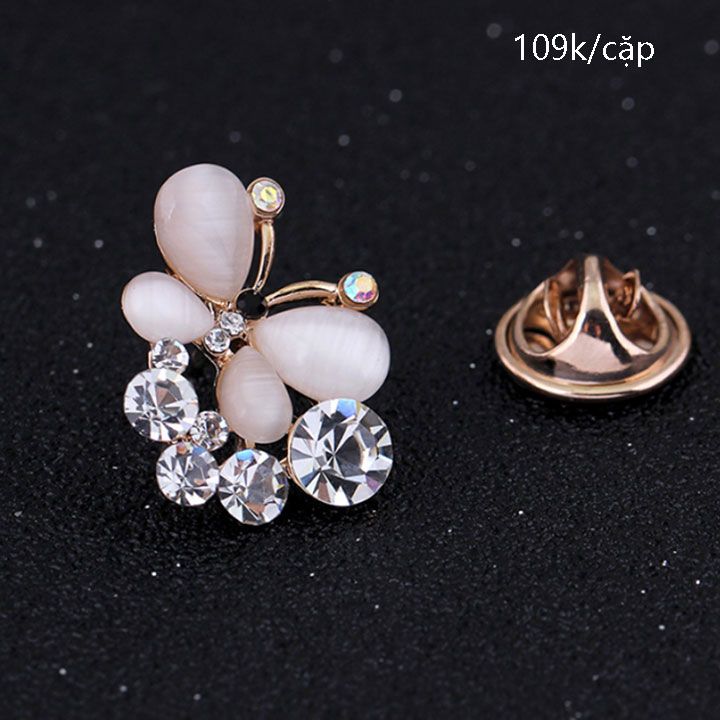 Combo cài cổ sơ mi hình bướm