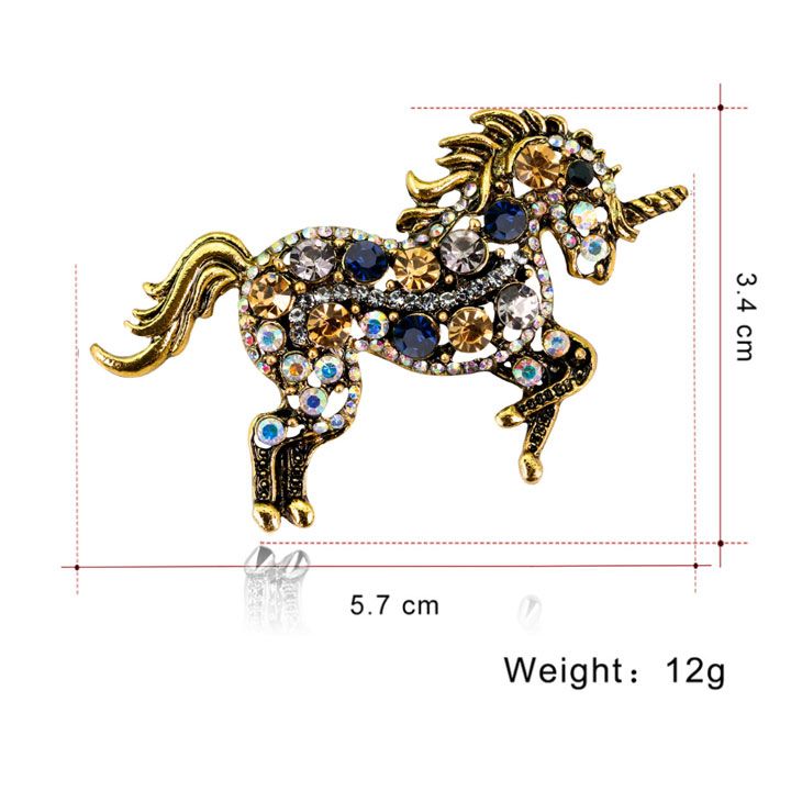 Cài áo ngựa 1 sừng