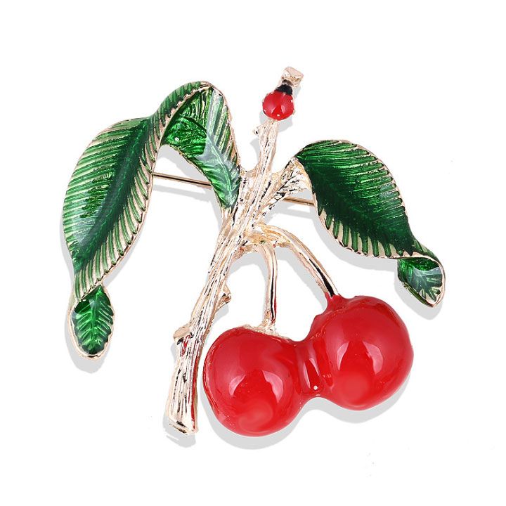 Cài áo cherry