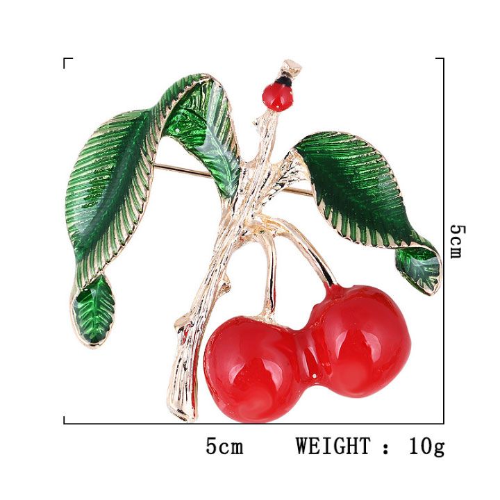 Cài áo cherry
