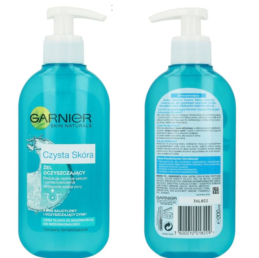 GEL RỬA MẶT THU NHỎ LỖ CHÂN LÔNG GARNIER (Hàng order)