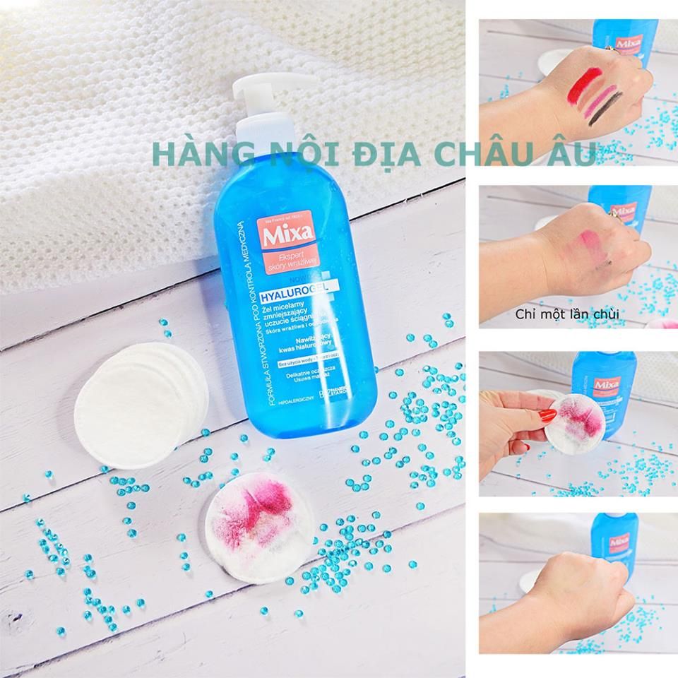 GEL TẨY TRANG GIỮ ẨM - MIXA