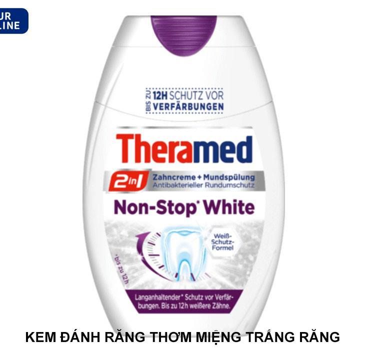 KEM ĐÁNH RĂNG TRẮNG SÁNG - THƠM MIỆNG 2IN1 THERAMED