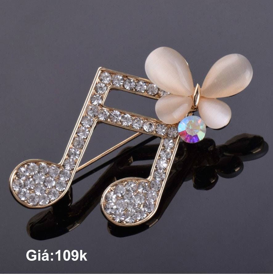 Cài áo nốt nhạc