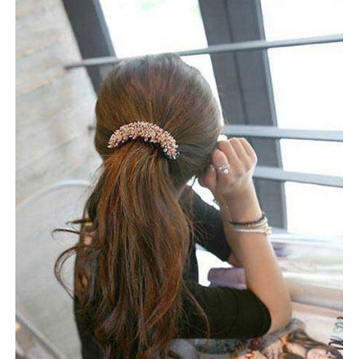 Kẹp tóc pha lê