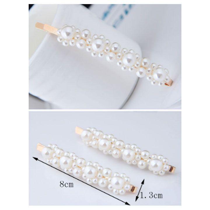 Kẹp tóc hạt châu