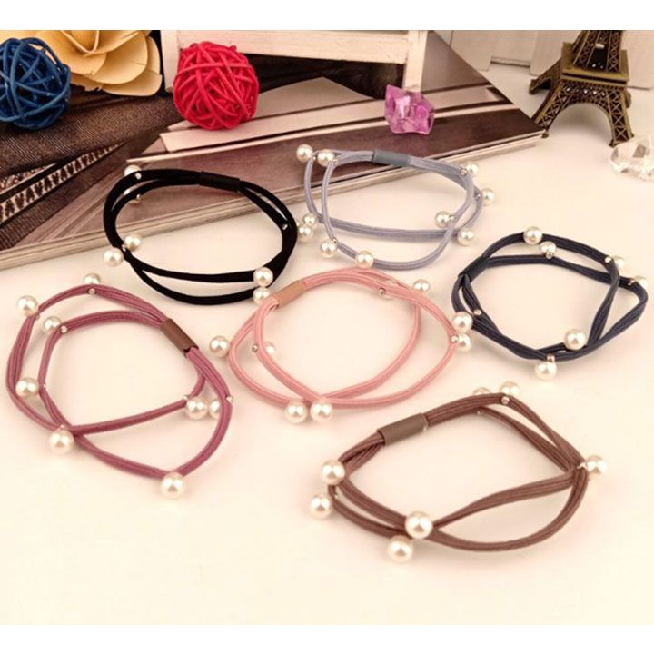 Combo 4 cột tóc hạt châu nhí