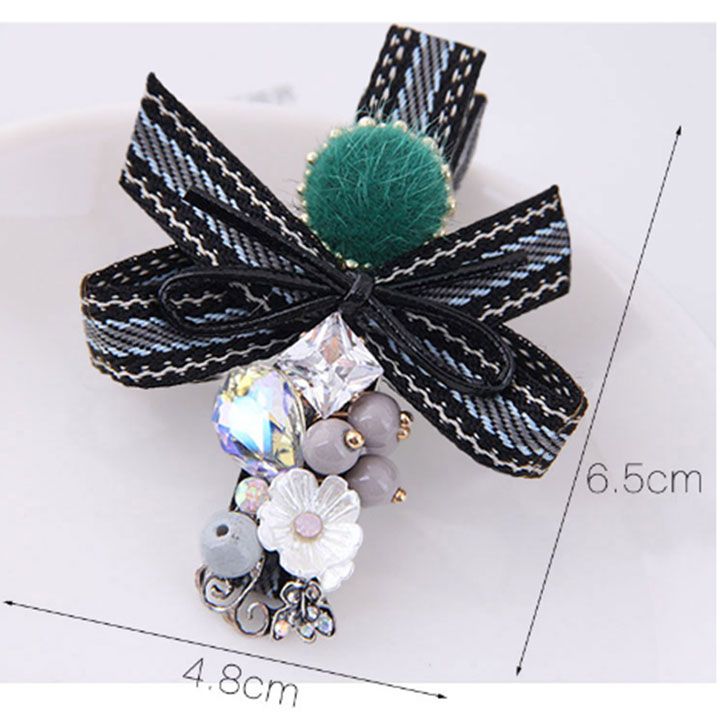 Kẹp tóc cục bông