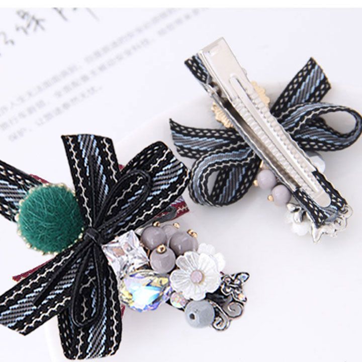 Kẹp tóc cục bông