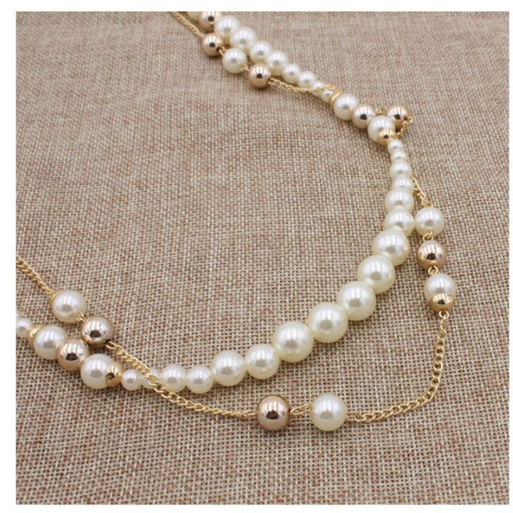 Bộ vòng cổ layer hạt châu