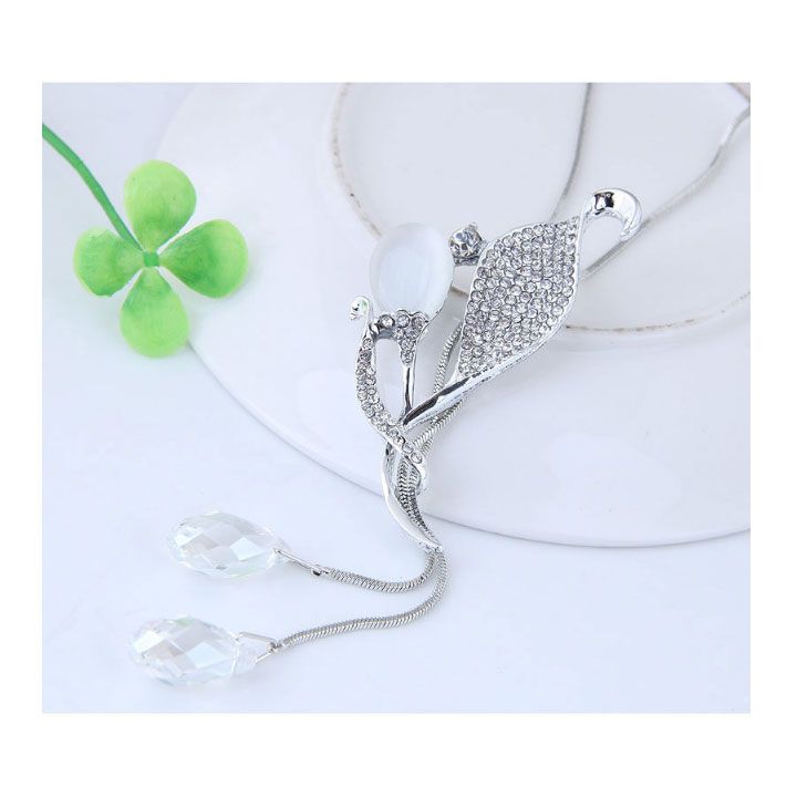 Vòng Cổ Lá Bạc