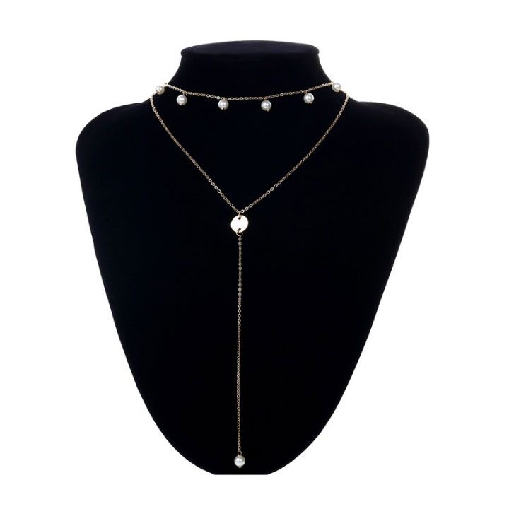 Vòng Cổ Layer Hạt Châu