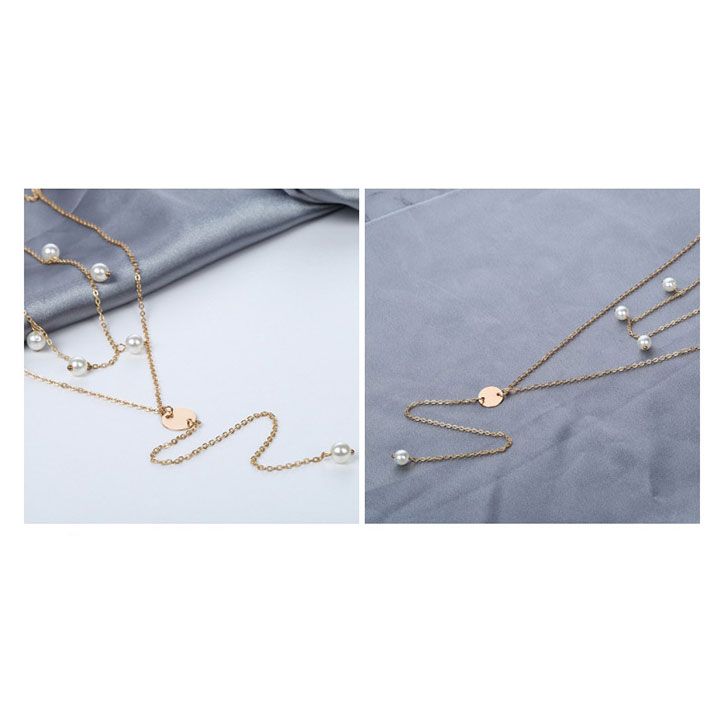 Vòng Cổ Layer Hạt Châu