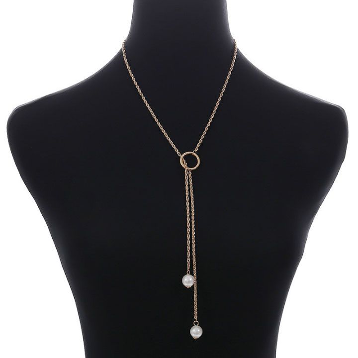 Vòng Cổ 2 Hạt Trai