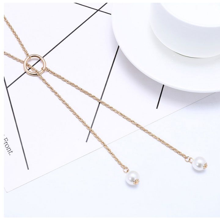 Vòng Cổ 2 Hạt Trai