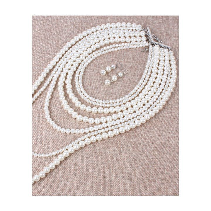 Bộ vòng cổ chuỗi hạt châu