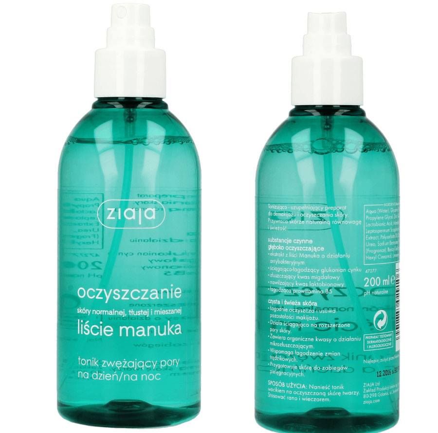NƯỚC HOA HỒNG CHIẾT XUẤT THẢO DƯỢC LA MANUKA CỦA ZIAJA