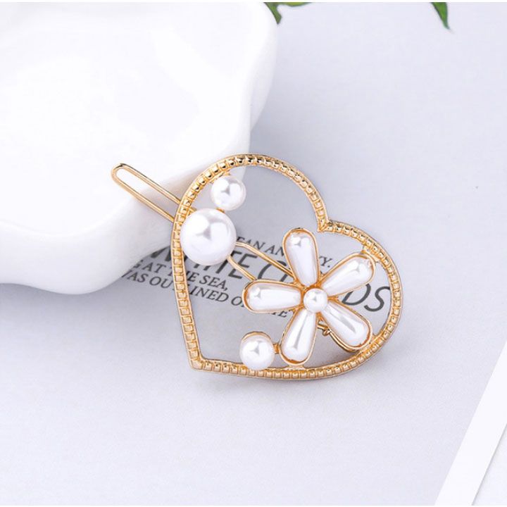 Combo kẹp tóc hoa nổi