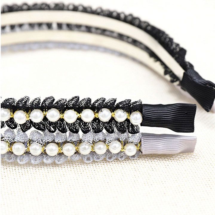 Cài tóc nơ hạt châu