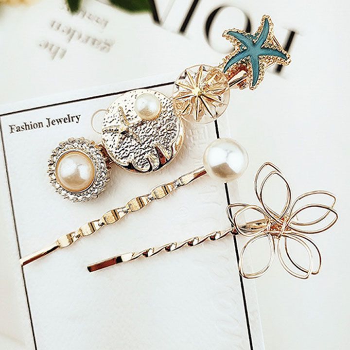 Combo kẹp tóc nhiệt đới