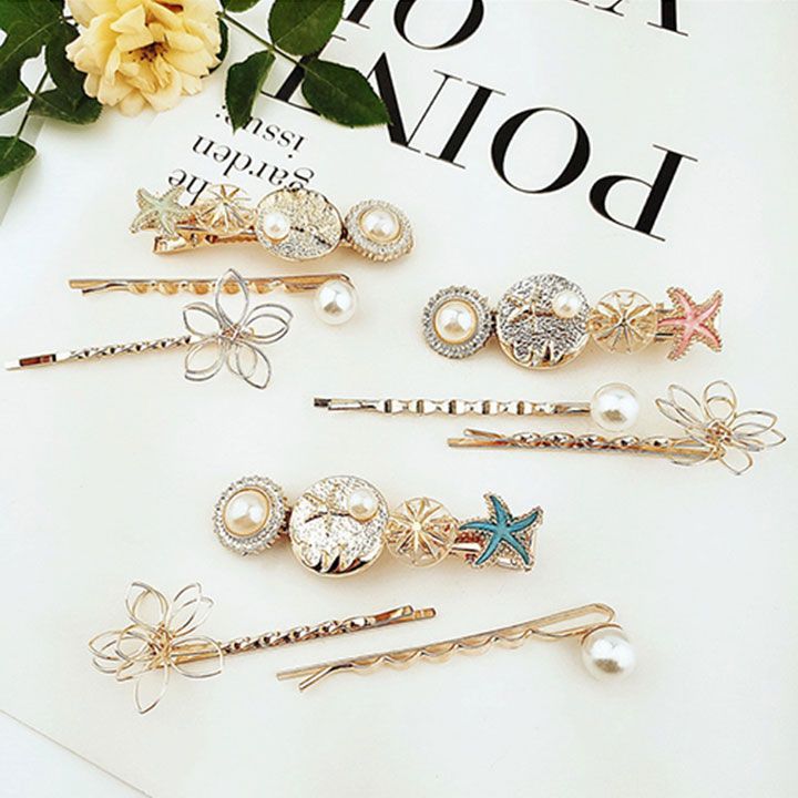 Combo kẹp tóc nhiệt đới