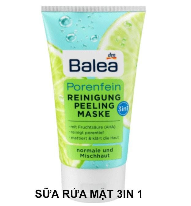 KEM TẨY DA CHẾT DẦU HẠT MƠ- BALEA : các sản phẩm dành cho việc tẩy da chết