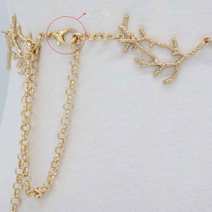 Thắt lưng hợp kim cành cây