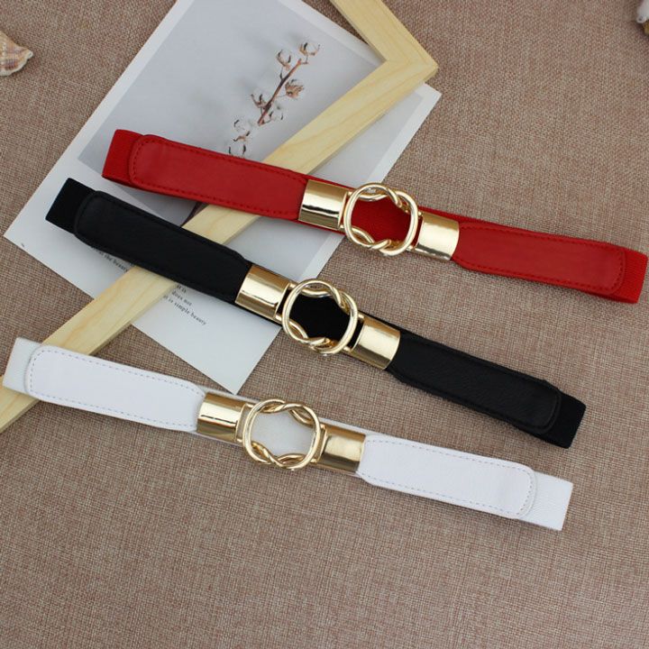 Thắt lưng thun khóa vòng xoắn bản 2.8cm