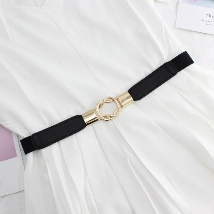 Thắt lưng thun khóa vòng xoắn bản 2.8cm
