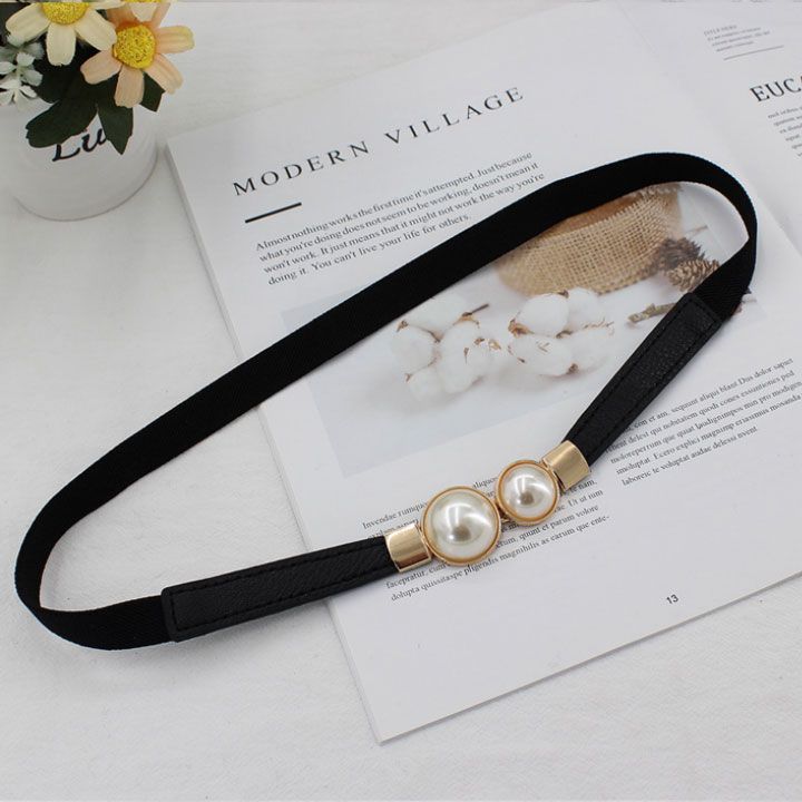 Thắt lưng thun hạt châu bản 1.5cm