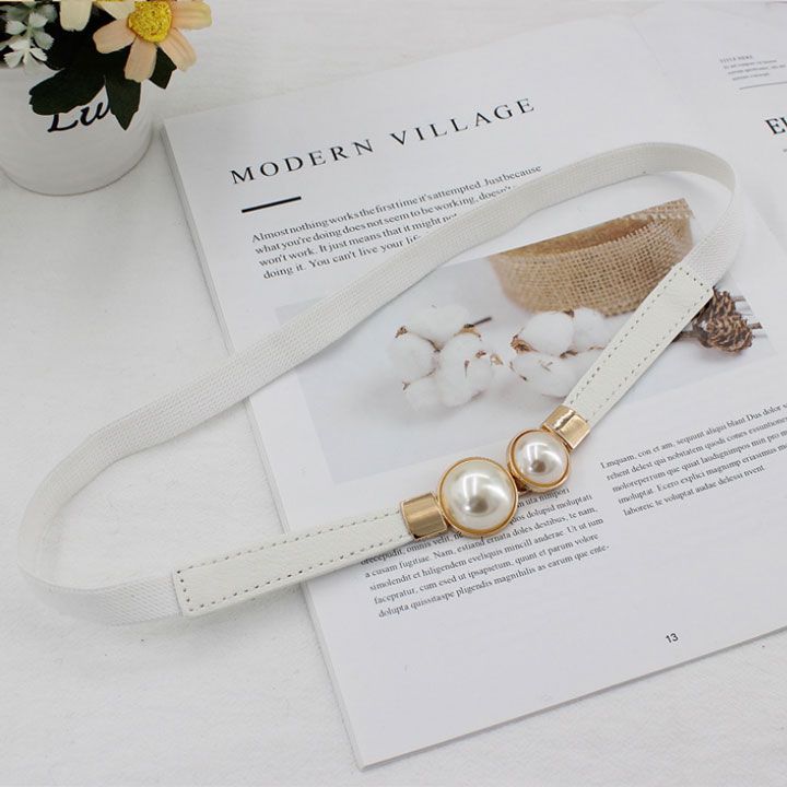 Thắt lưng thun hạt châu bản 1.5cm