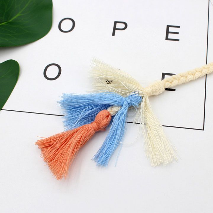 Thắt lưng dây kết phong cách bohemian