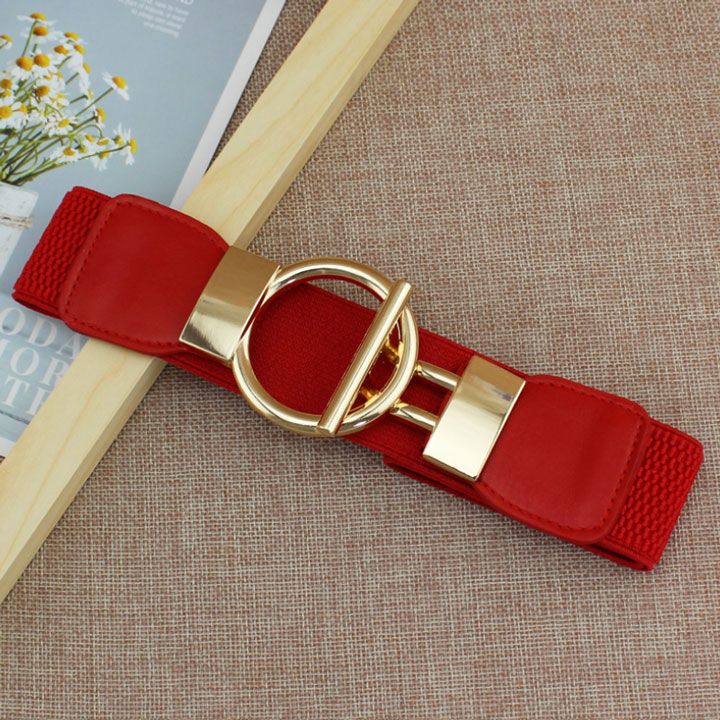 Thắt lưng thun bản 4cm khóa tròn