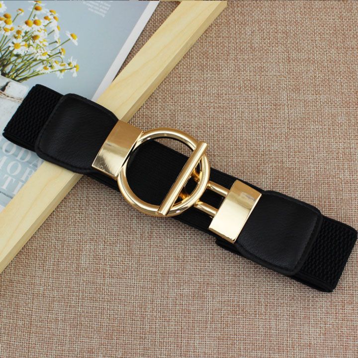 Thắt lưng thun bản 4cm khóa tròn