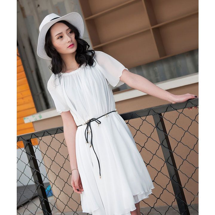 Thắt lưng hạt châu thắt nơ