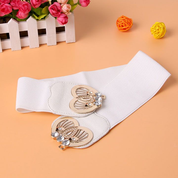 Thắt lưng thun bản to khóa cánh bướm