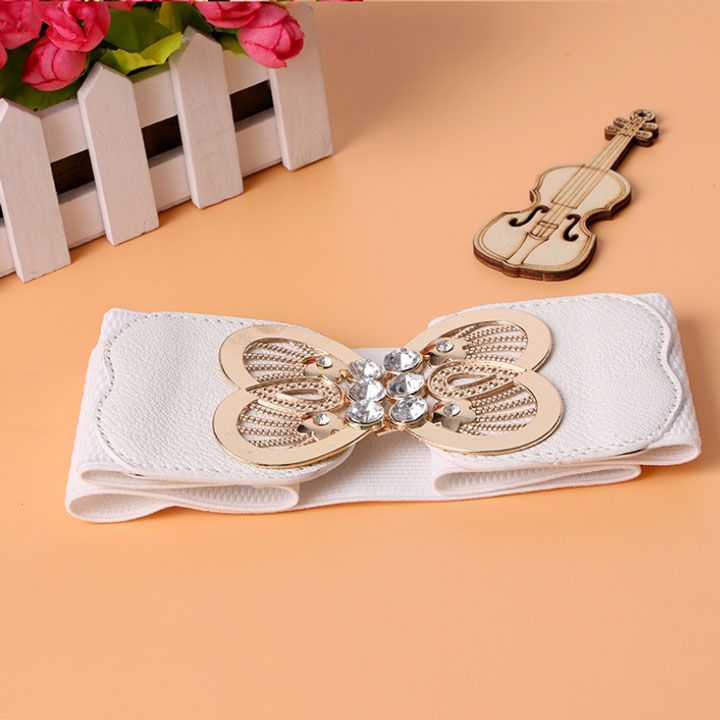 Thắt lưng thun bản to khóa cánh bướm