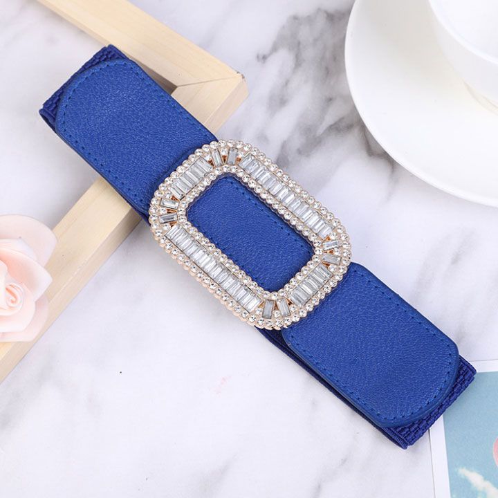 Thắt lưng thun khóa hạt đá