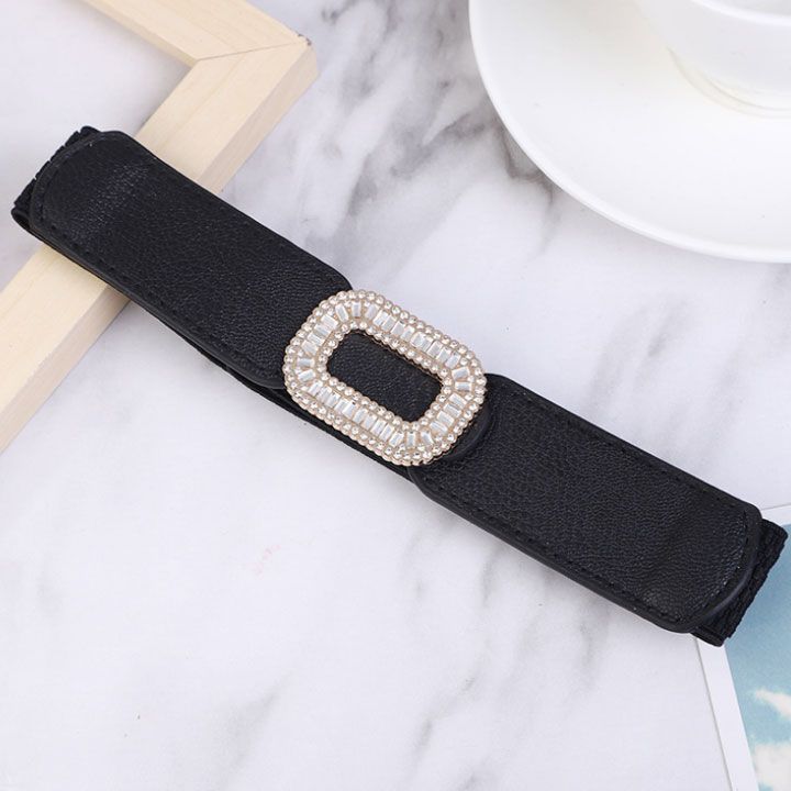 Thắt lưng thun khóa hạt đá