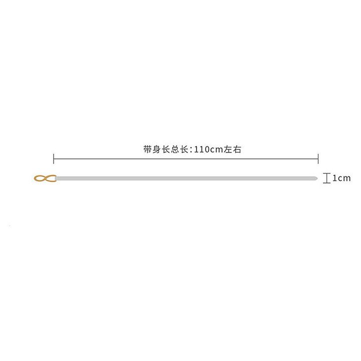 Madam Dzi - Thắt lưng khóa vô cực đen