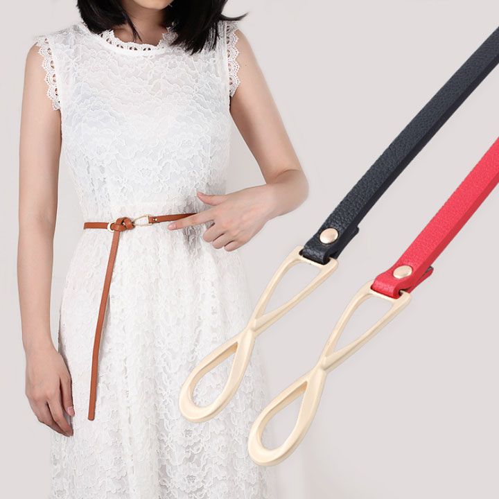 Madam Dzi - Thắt lưng khóa vô cực nâu