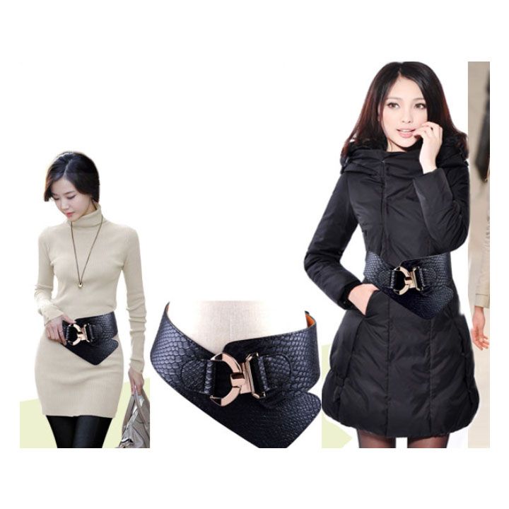 Madam Dzi - Thắt lưng khóa lệch đen