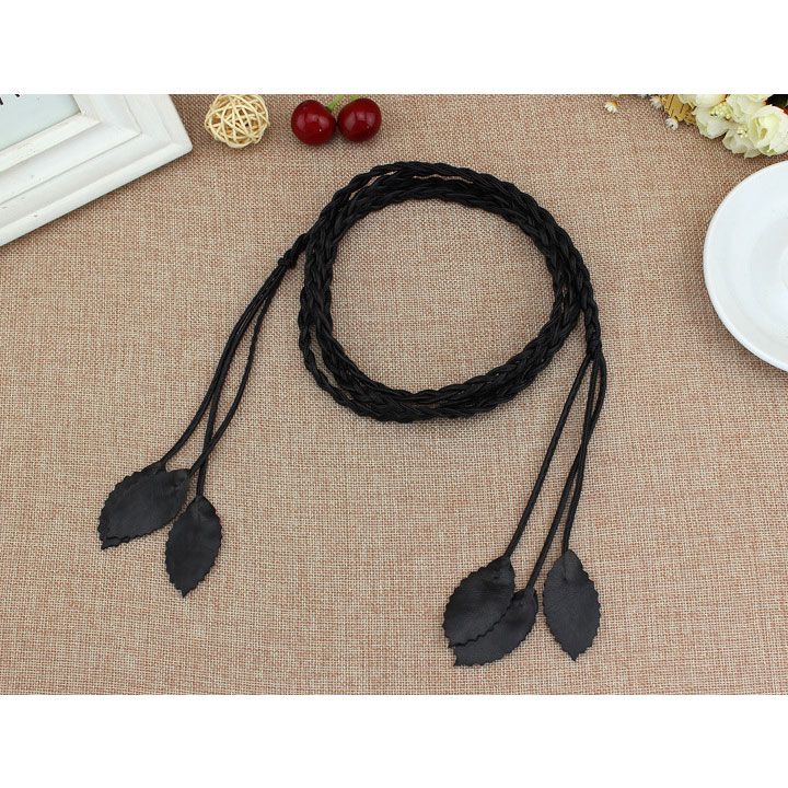 Thắt lưng dây kết chiếc lá