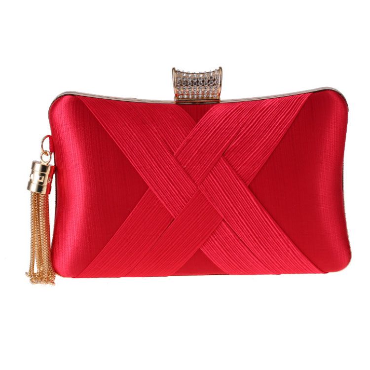 Clutch cầm tay đi tiệc đỏ