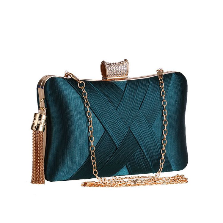 Clutch đi tiệc xanh cổ vịt